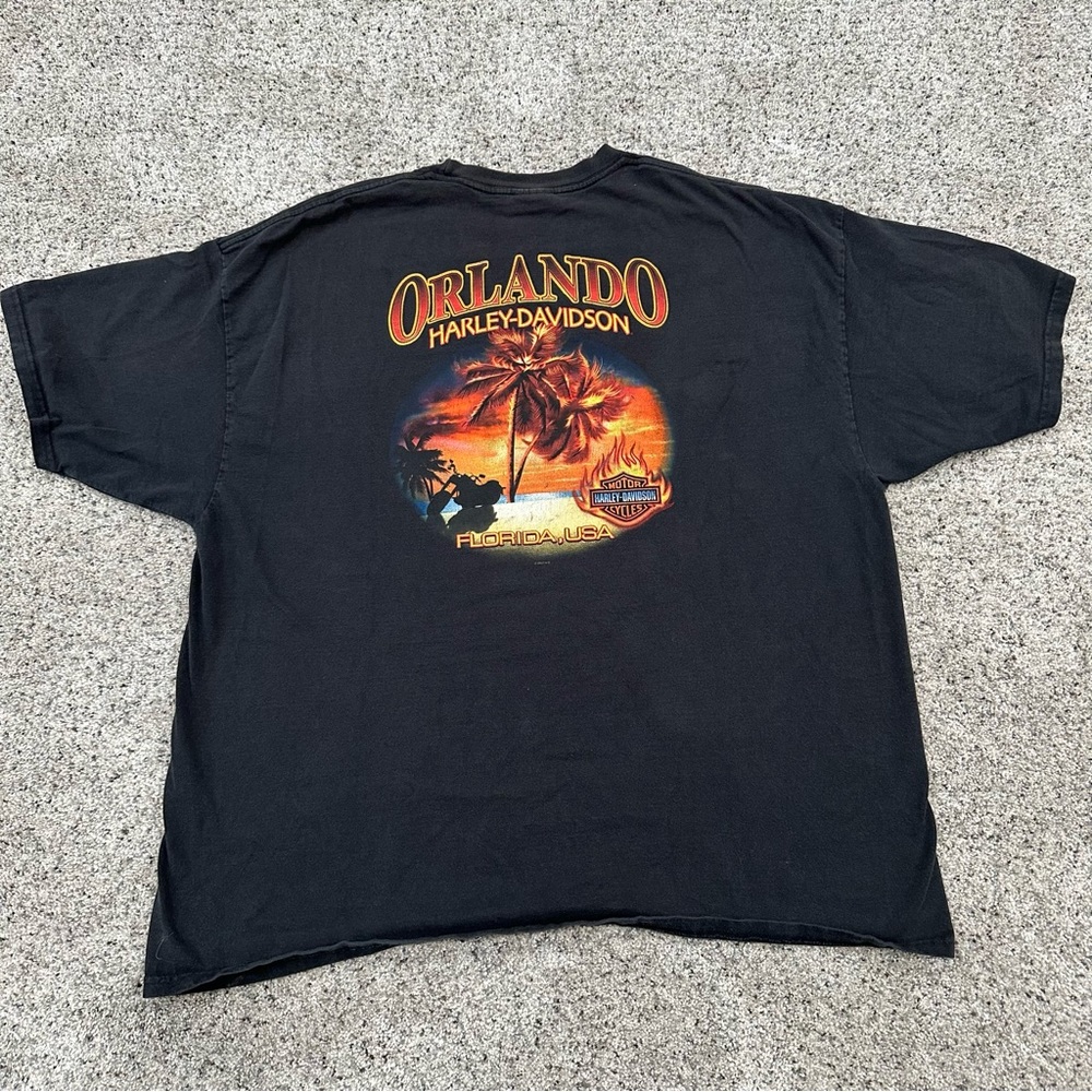2007 Harley Davidson black t shirt size 3XL